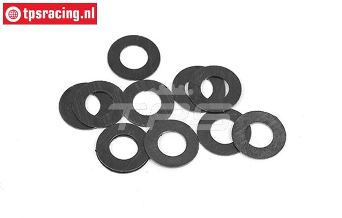 BWS56063 Stalen Pas ring Ø5-Ø10-H0,3 mm, 10 st.
