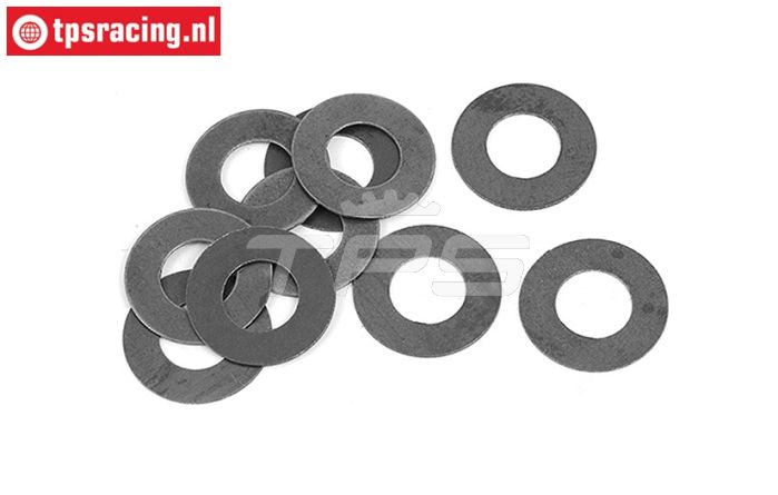 BWS56065 Stalen Pas ring Ø10-Ø20-H0,5 mm, 10 st.
