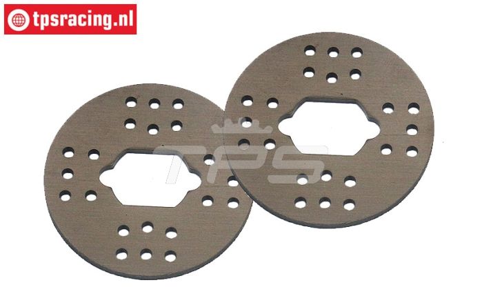 BWS64007 Aluminium remschijf BWS 5B Ø56 mm, 2 st.