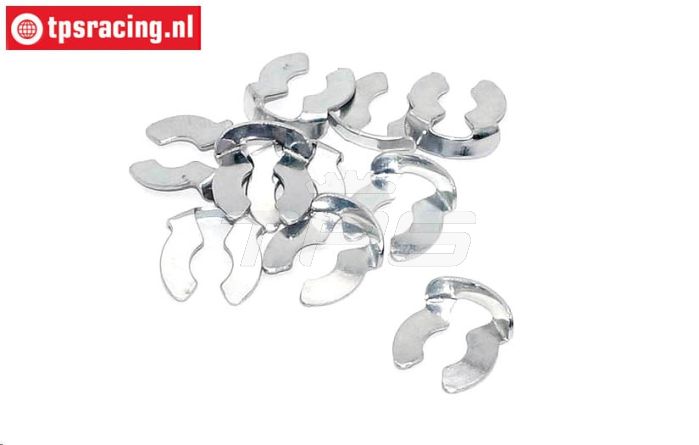 TPS150/06 Snel wissel clips met grip Ø6 mm, 10 st