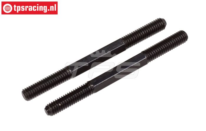 FG10025 Stalen-Instelstang M6 L/R-L73 mm, 2 St.
