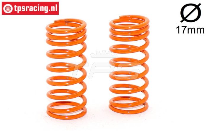 FG10191 Progr. Schokdemper veer Oranje Ø17-Ø2,2-L48, 2 St.