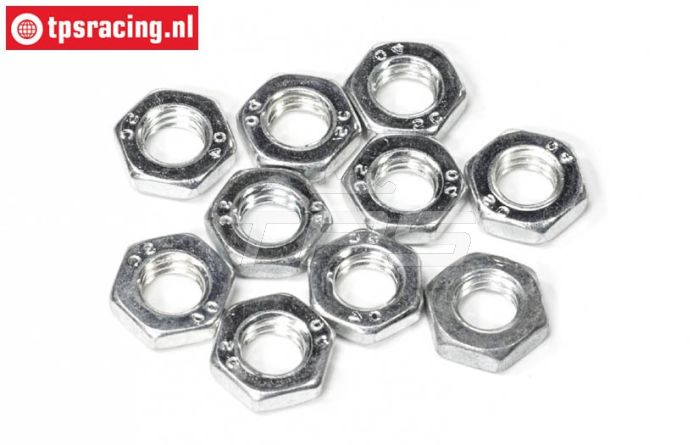 FG1196/05 Stalen Moer plat M6R-H3,2 mm, 10 St.