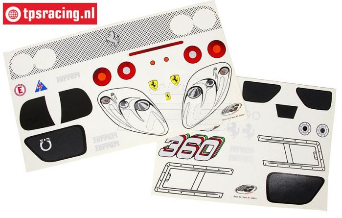 FG2069/01 Stickers Ferrari 360GT, Set
