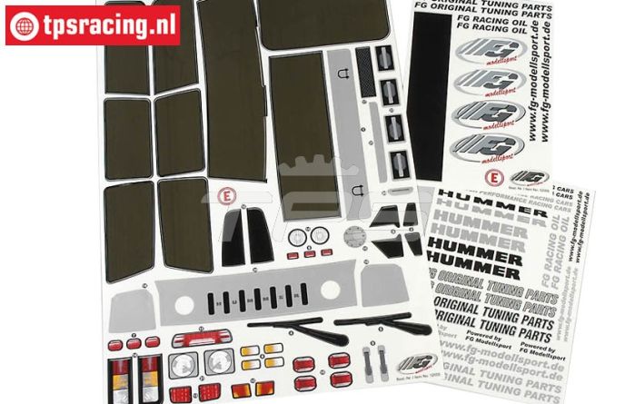 FG30155 Stickers Hummer H2, Set