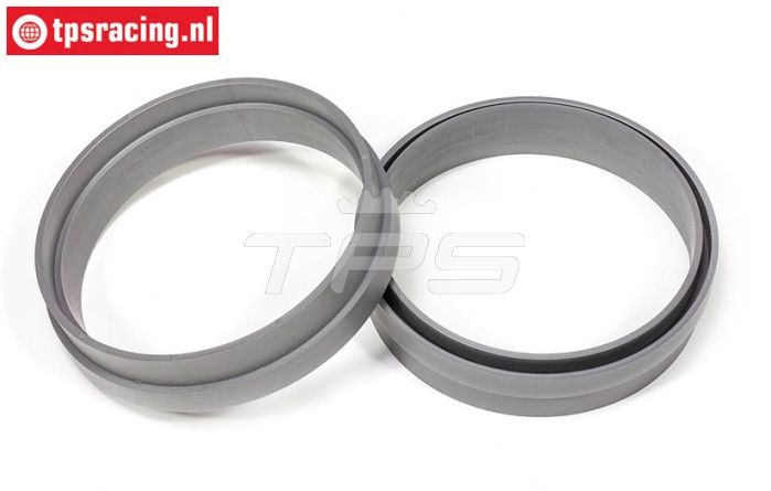 FG3106 1/6 Velg verbreding Zilver Ø120-B27 mm, 2 St.