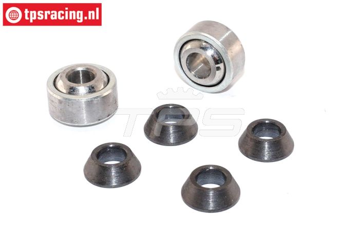 FG4466 Gewricht kogel Ø5-Ø13-H8 mm, Set