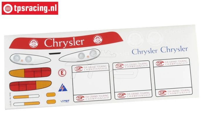 FG5070/01 Stickers FG Chrysler Viper Team, Set