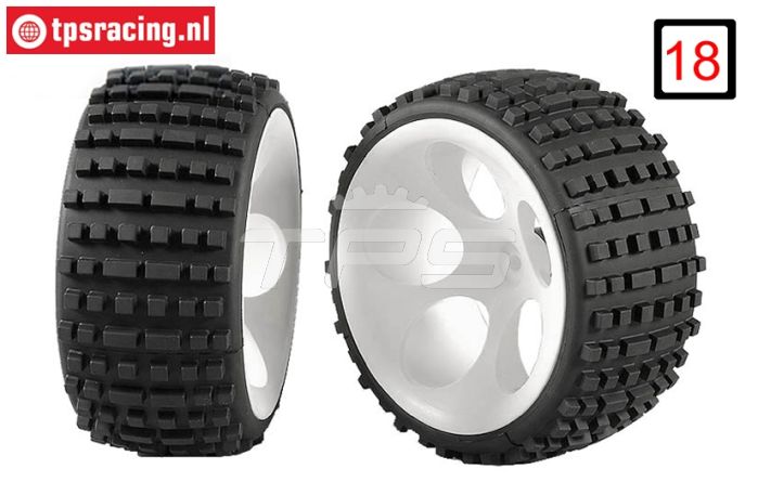 FG60210/05 Buggy banden M Ø180-B80 mm, 2 st.