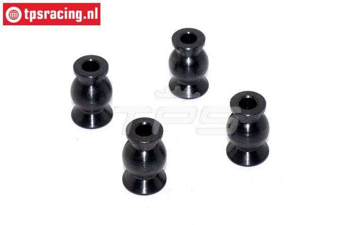 FG6030/05 Stalen Gewricht kogel Ø4/Ø10-H15 mm, 4 St.