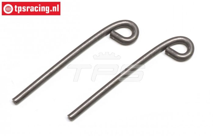 FG6045/02 Stalen Rem as hevel, 2 St.