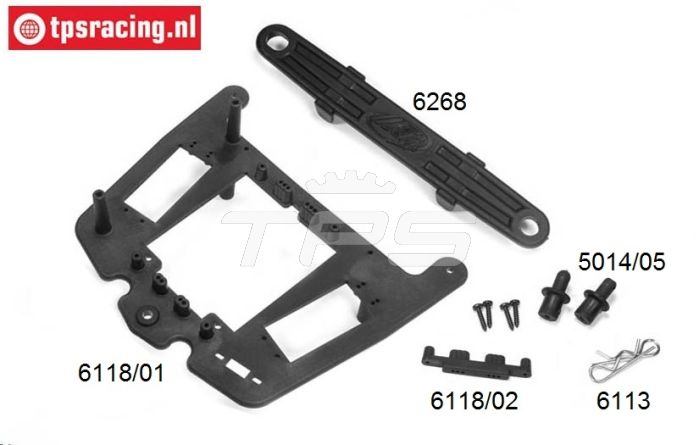 FG6118 Radioplaat 1/6 2WD, Set