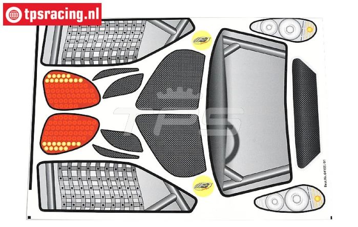 FG64155/01 Stickers TR4 Truggy, Set