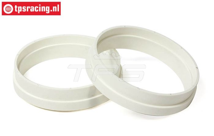 FG6436 1/6 Velg verbreding Wit Ø120-B27 mm, 2 St.