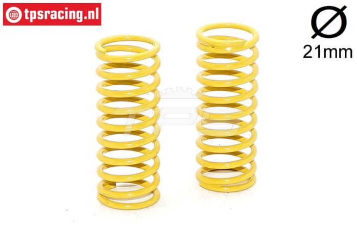 FG6446 Schokdemper geel Ø21-Ø2,6-L55 mm, 2 St.