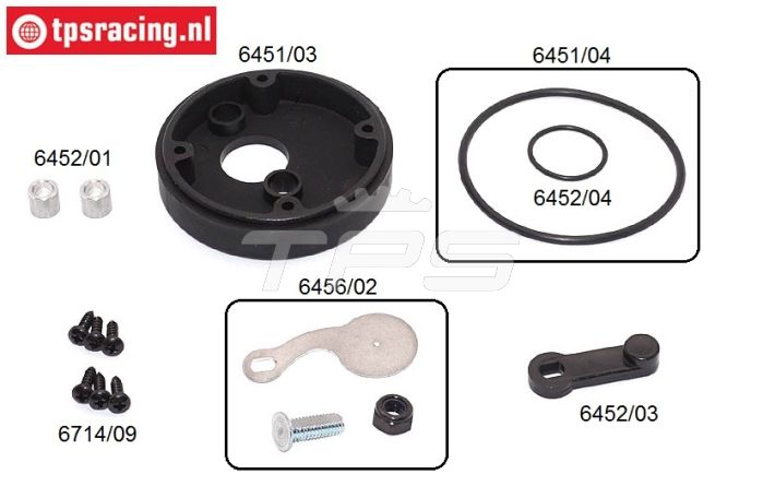 FG6456 Luchtfilter adapter met choke Ø62 mm, Set