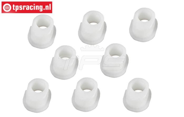 FG6496/04 Teflon lagerbus met rand, 8 St.