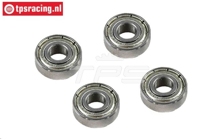 FG66255 Kogellager Spanrol-as Ø6/Ø15-H5 mm, 4 St.