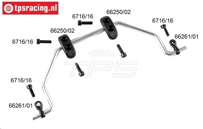 FG66261 Stabilisator 4WD voor Ø5,0 mm, Set