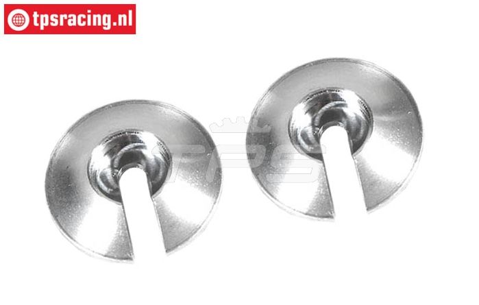 FG66291/08 Alu-veerschotel Ø20 mm, 2 St.