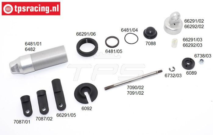 Bouwtekening FG Schokdempers FG'08-Ø20