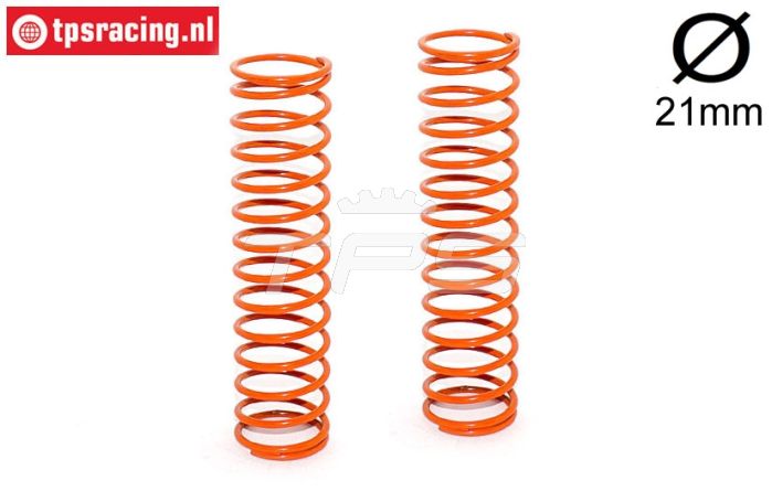 FG66302 Schokdemper veer Oranje Ø21-Ø1,9-L100, 2 St.