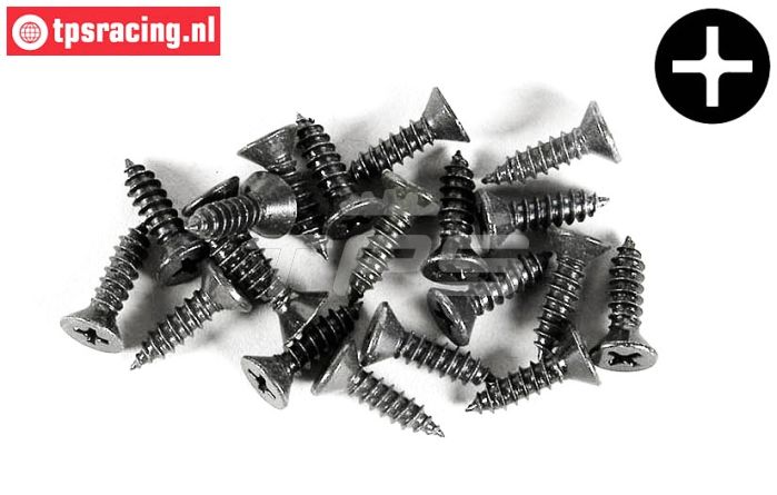 FG6712/19 Parker-Kruiskop verzonken Ø4,2-L19 mm, 20 St.