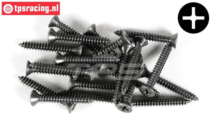 FG6712/25 Parker-Kruiskop verzonken Ø4,2-L25 mm, 20 St.