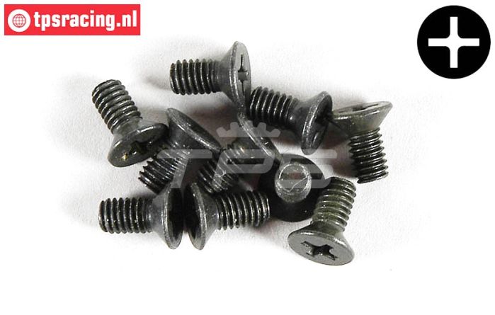FG6718/06 Kruiskop verzonken kop M4-L6 mm, 10 St.