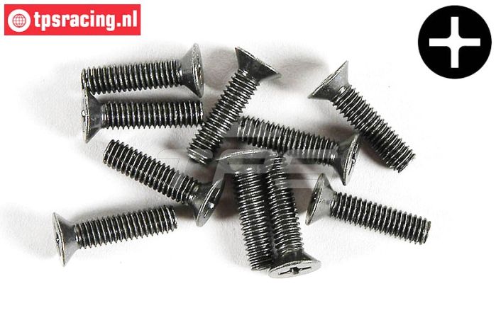 FG6718/14 Kruiskop verzonken M4-L14 mm, 10 St.