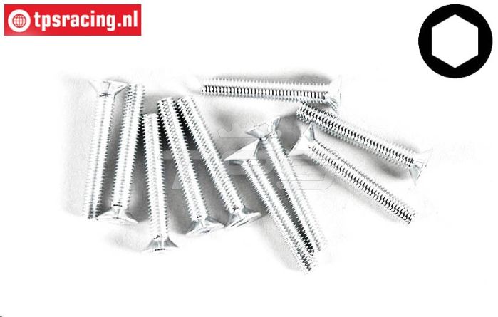 FG6719/20 Inbus verzonken kop M3-L20 mm, 10 St.