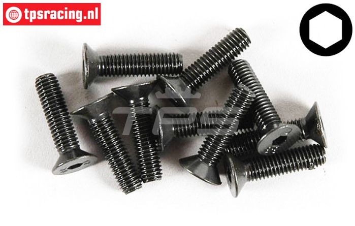 FG6720/25 Inbus verzonken kop M4-L25 mm, 10 St.