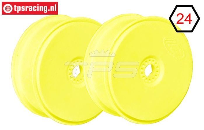 FG67216 1/6 Disk Velgen Ø130-B65 mm Geel, 2 St.