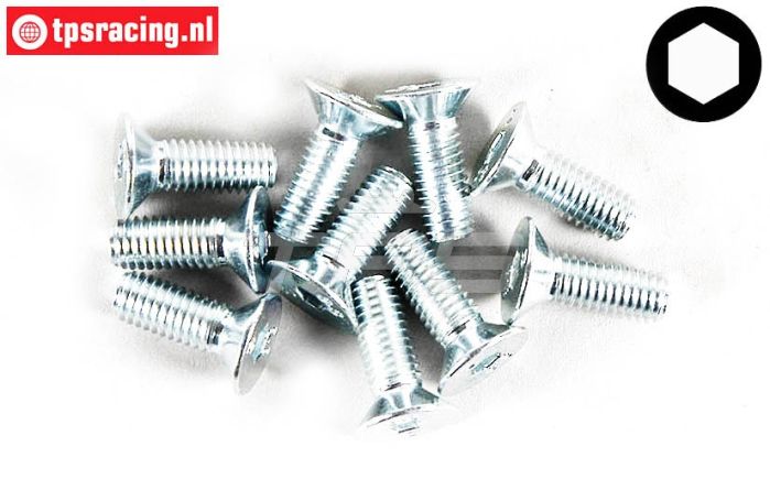 FG6722/14 Inbus verzonken kop M5-L14 mm, 10 St.