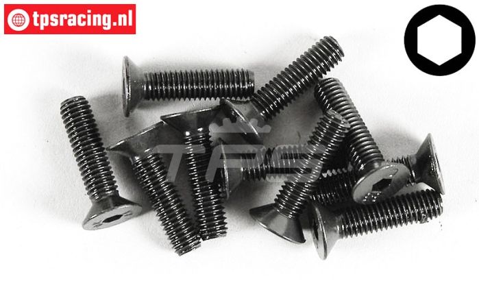 FG6722/20 Inbus verzonken kop M5-L20 mm, 10 St.