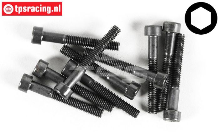 FG6725/30 Inbus normale kop M4-L30 mm, 10 St.