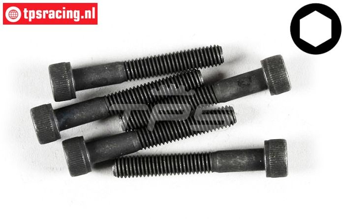 FG6727/40 Inbus normale kop M6-L40 mm, 5 St.