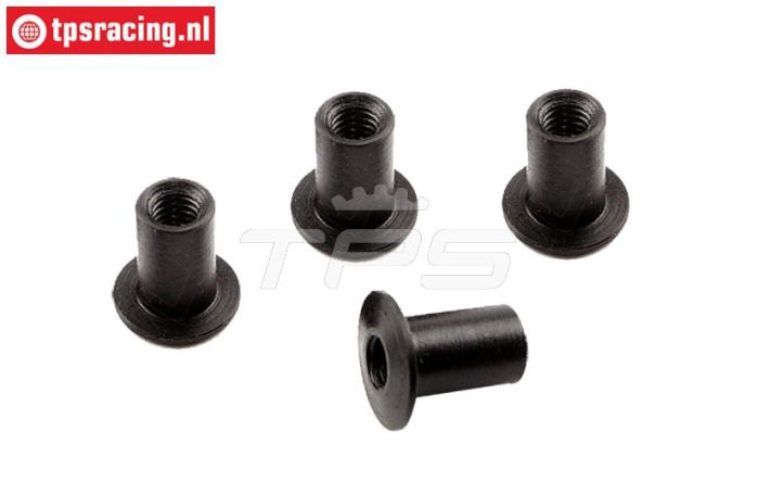 FG67270/03 Stalen Bus M4-Ø6-Ø10-L12 mm, 4 st.