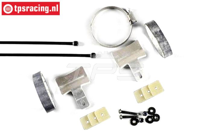 FG67299/03 Uitlaat bevestiging Leopard, Set