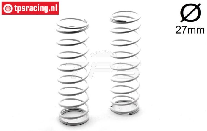 FG67300 Schokdemper veer wit Ø27-Ø2,2-L105, 2 St.