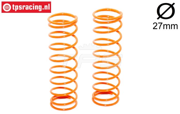 FG67302 Schokdemper veer oranje Ø27-Ø2,4-L105, 2 St.