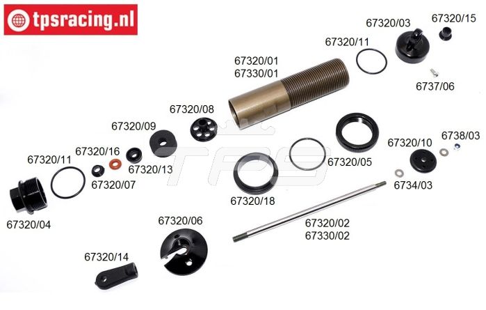 Bouwtekening FG Schokdempers FG'12-Ø24