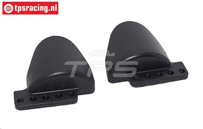 FG67336 Schokdemper bescherming Zwart, 2 st.