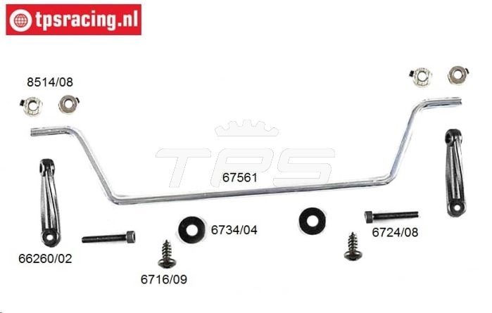 FG67560 Stabilisator achter Sports-Line 4WD Ø4,0 mm, Set