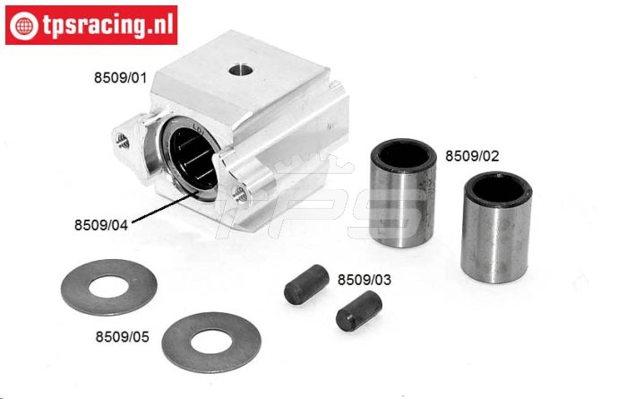 FG68408 Alu-Differentieel vrijloop 4WD voor, Set