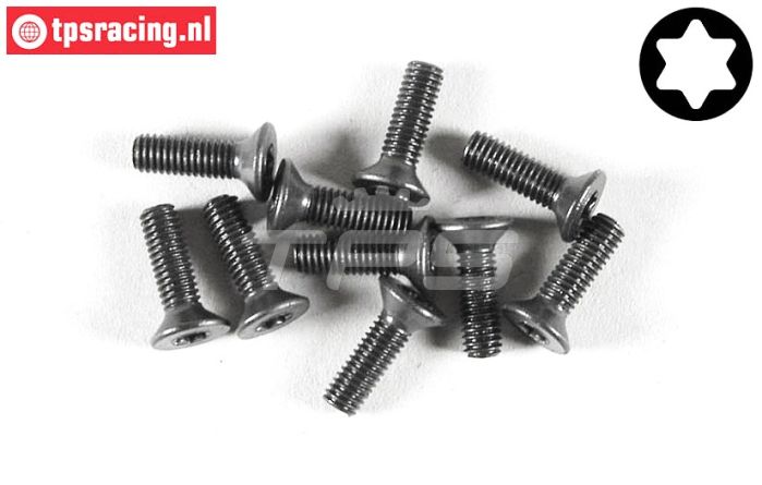 FG6918/10 Torx verzonken kop M3-L10 mm, 10 st.