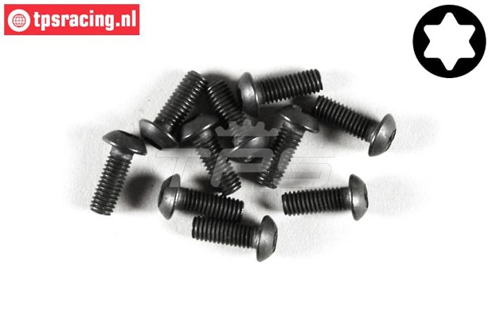 FG6924/08 Torx bolkop M3-L8 mm, 10 St.