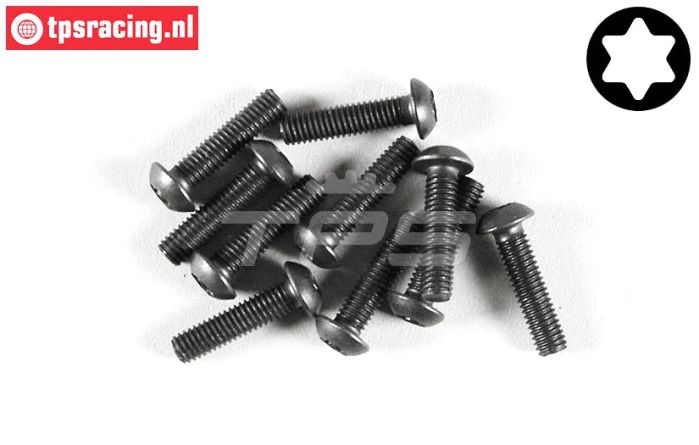 FG6924/10 Torx bolkop M3-L10 mm, 10 St.