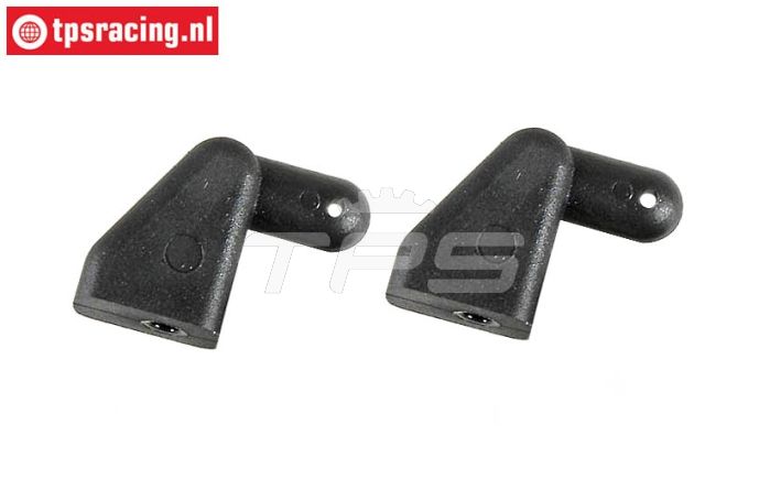 FG7011 Kap steun 90° bumper H16 mm, 2 st.