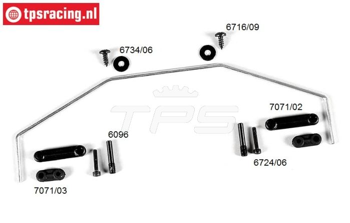 FG7096 Stabilisator 2WD voor L222-Ø3,0 mm, Set